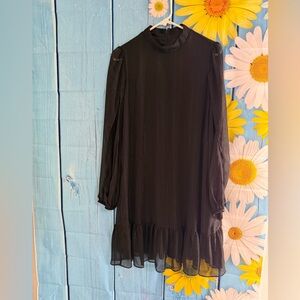 BCBG Paris Black Long Sleeve Dress